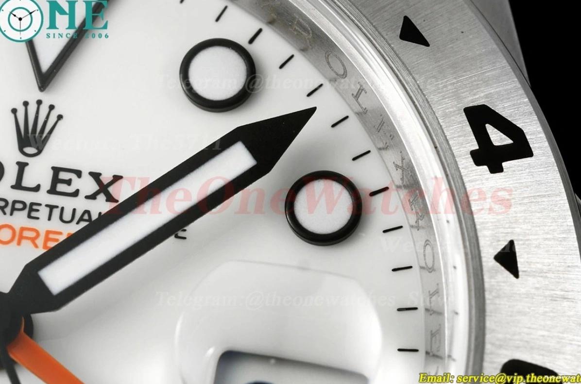 Clean Explorer DD3285 Clone II White SS Dial 226570 SS 42mm Super 1227